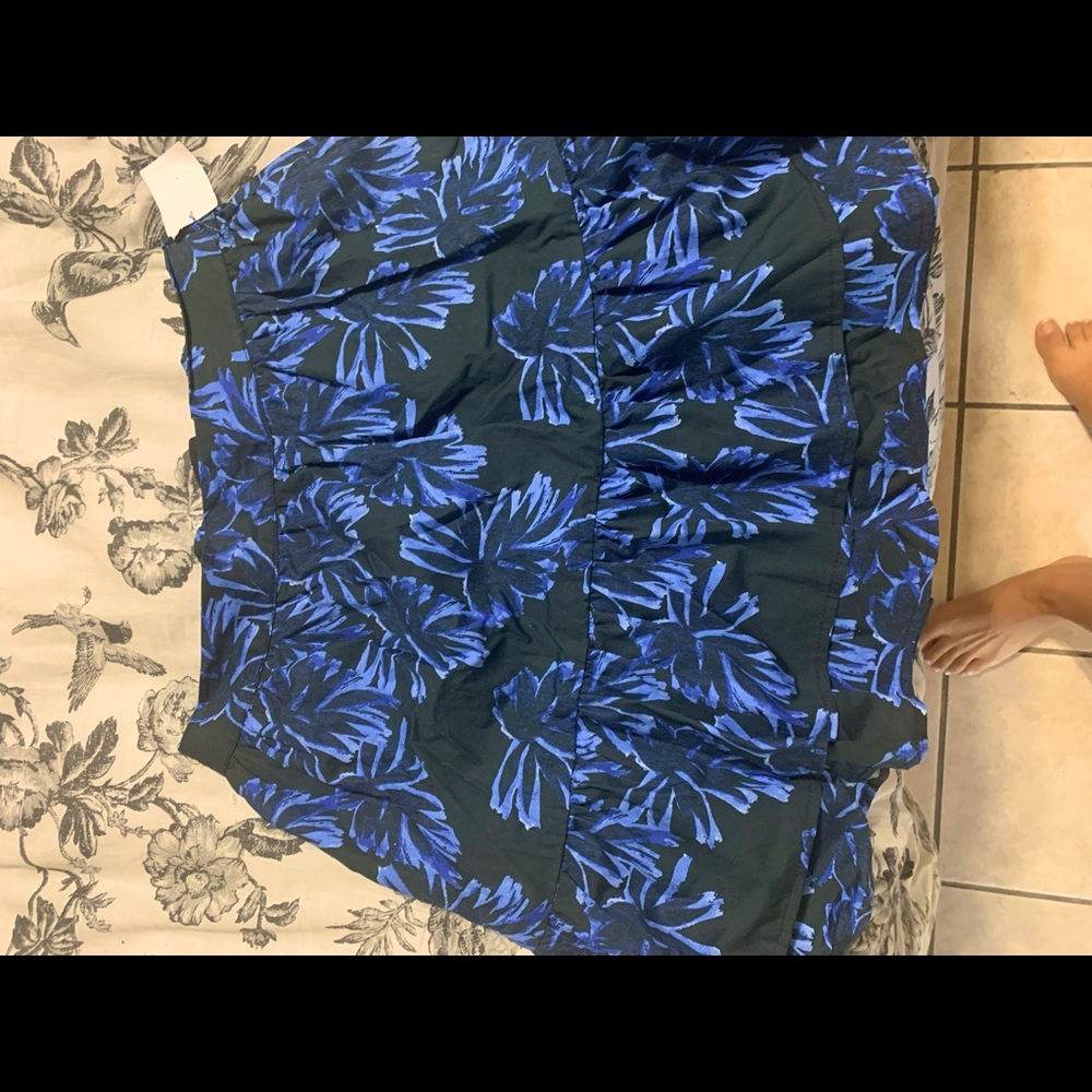 Floral tiered skirt